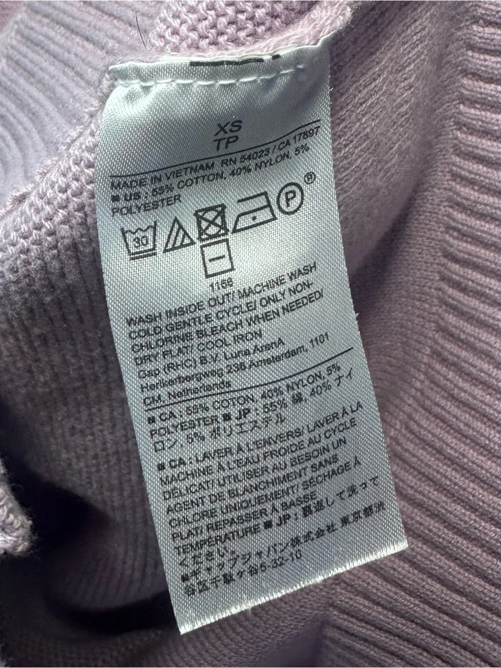Banana Republic soft lavender